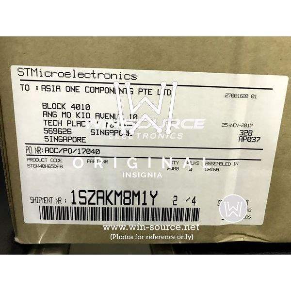STGW40H65DFB label picture
