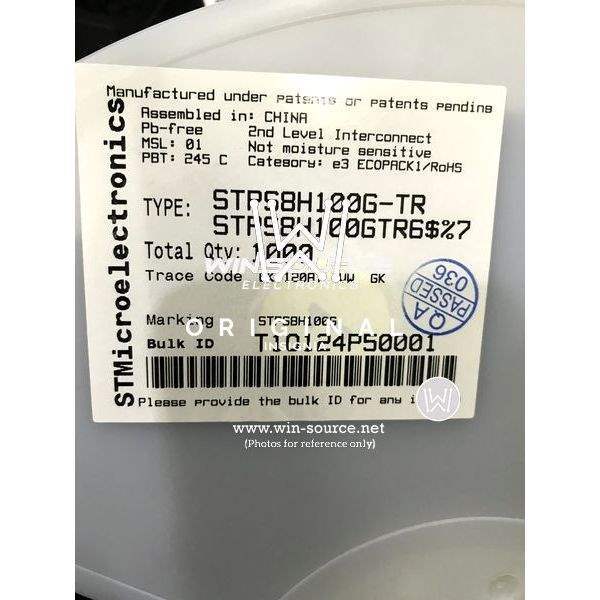 STPS8H100G label picture