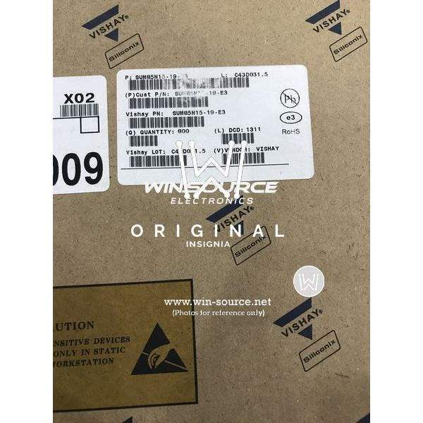 SUM85N15-19-E3 label picture