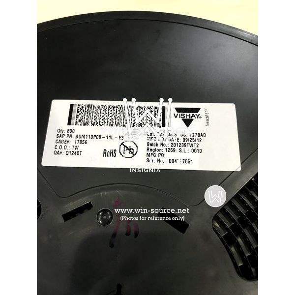 SUM110P08-11L-E3 label picture