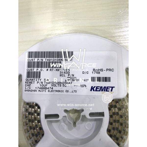 T491D476K025AT label picture 2