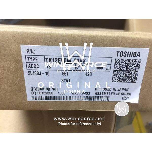 TK12E60W,S1VX  label picture 2