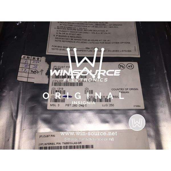 TW9910-LA2-GR label picture 2