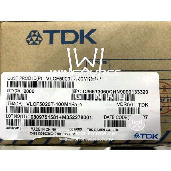  VLCF5020T-100M1R1-1 label picture 3