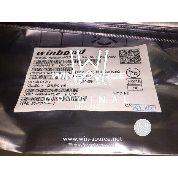W25X40CLSNIG label picture 3