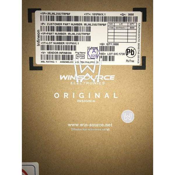 IRLML2502 label picture