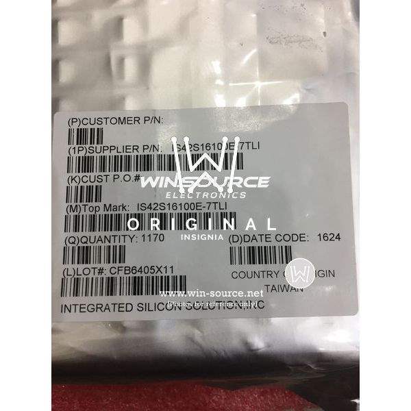 IS42S16100E-7TLI label picture