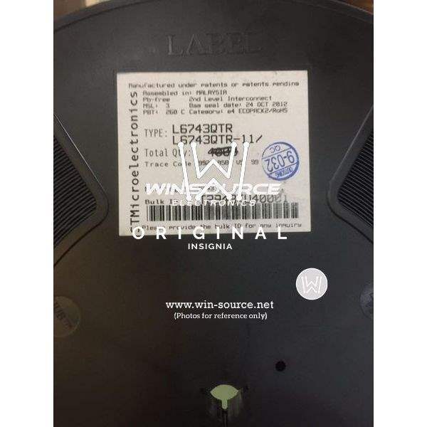 L6743QTR label picture
