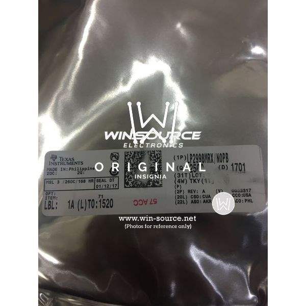  LP2998MRX label picture 2