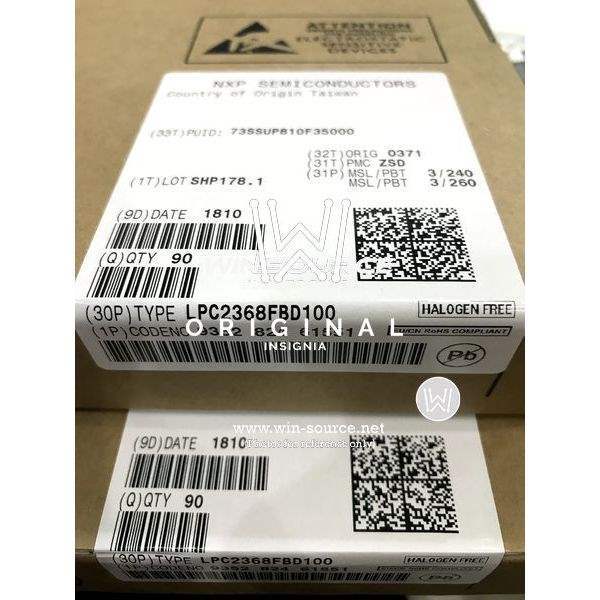 LPC2368FBD100 label picture 7
