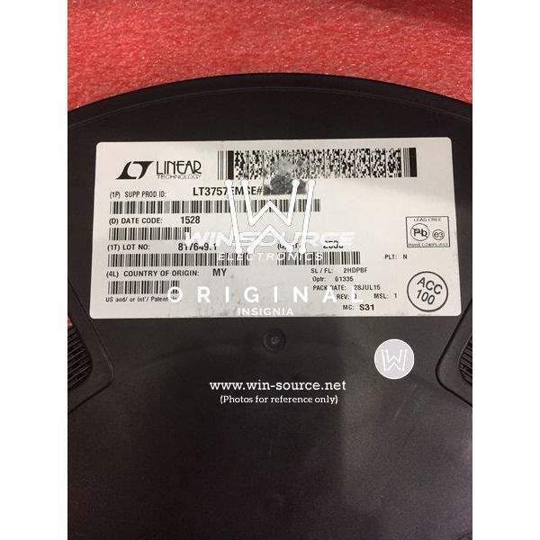  LT3757EMSE label picture