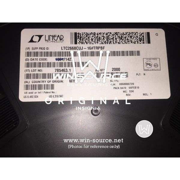 LTC2668CUJ-16#PBF label picture