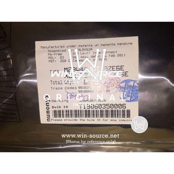 M29W400DT70ZE6E label picture