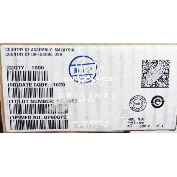 OP90GPZ label picture
