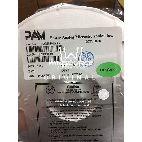 PAM8301AAF label picture 3