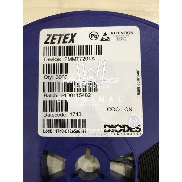 FMMT720TA label picture 2