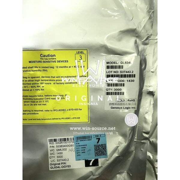  GL834L label picture