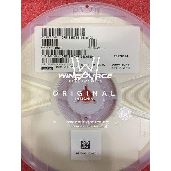 GRM188R71E105KA12D label picture 2