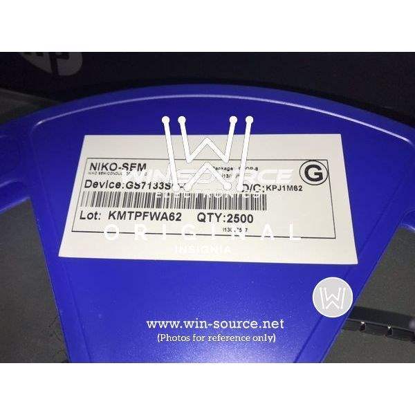  GS7133SO-R label picture