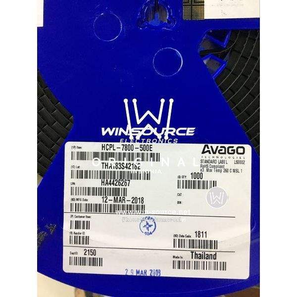 HCPL-7800-000E/500E label picture 4