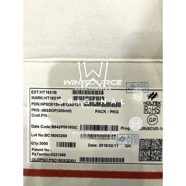  HT1621B label picture