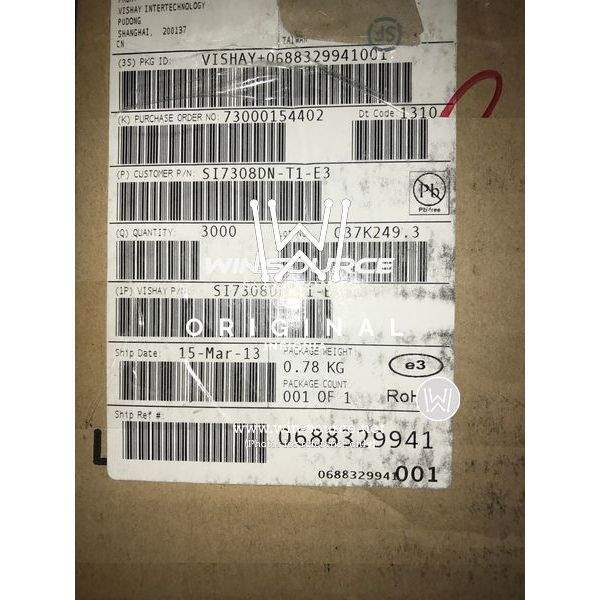  SI7308DN-T1-E3 label picture