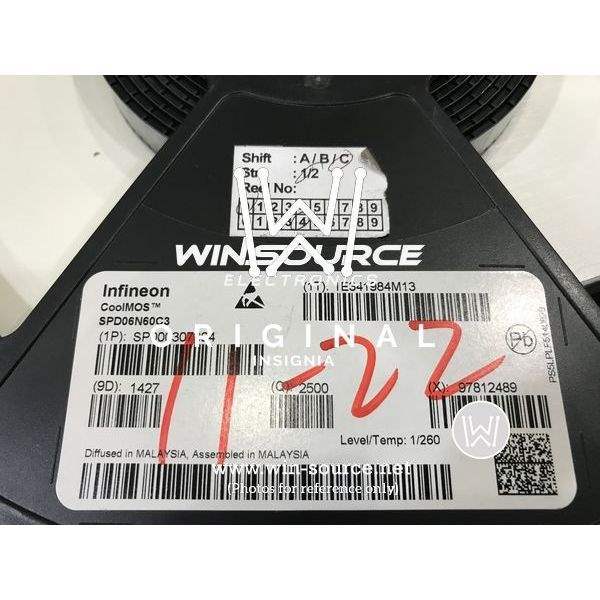 SPD06N60C3 label picture