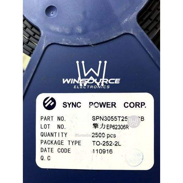 SPN3055T252RGB label picture