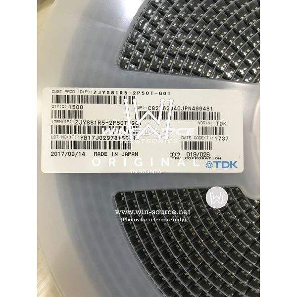 ZJYS81R5-2P50T-G01 label picture