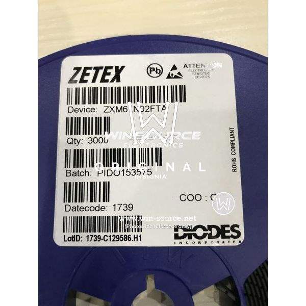 ZXM61N02FTA label picture 3