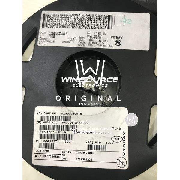 BZG03C200 label picture