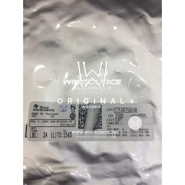 CC2530F256RHAR label picture