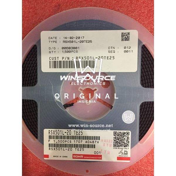 RSX501L-20TE25 label picture