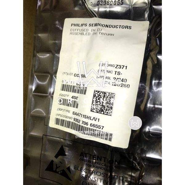 SAA7115HL/V1 label picture