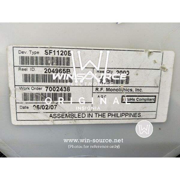 SF1120B label picture