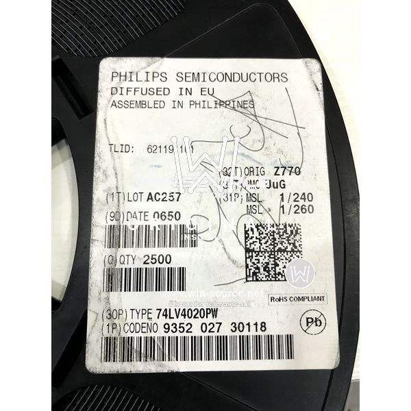  74LV4020PW label picture