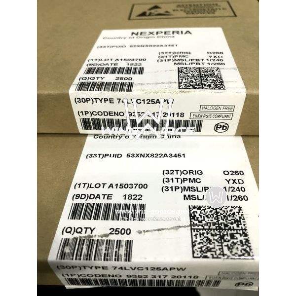74LVC125APW label picture