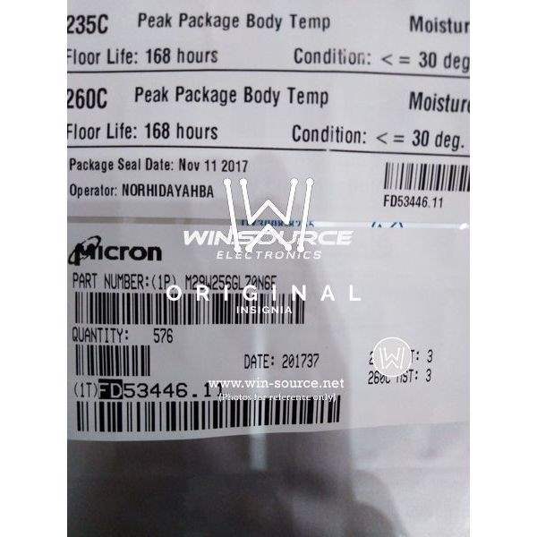 M29W256GL70N6E label picture 2