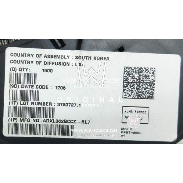 ADXL362BCCZ label picture