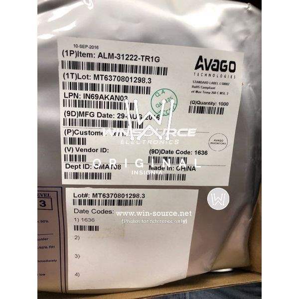  ALM-31222 label picture