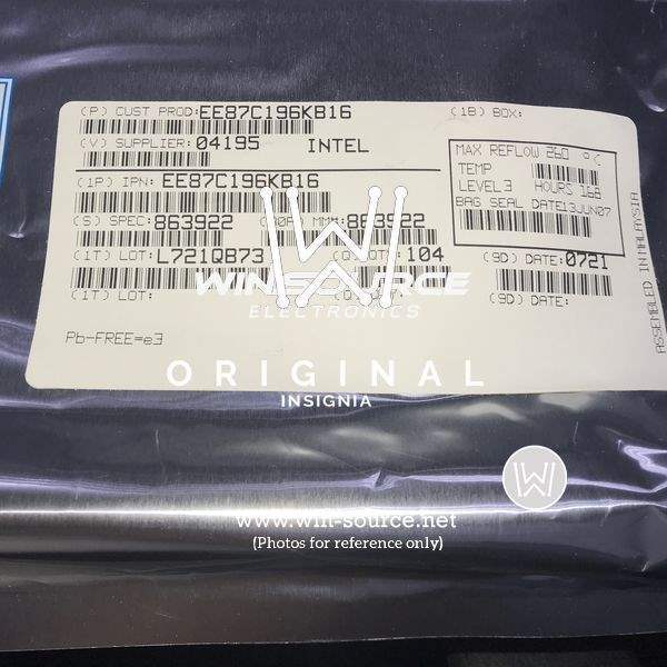 EE87C196KB16 label picture