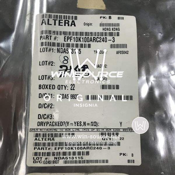 EPF10K100ARC240-3 label picture