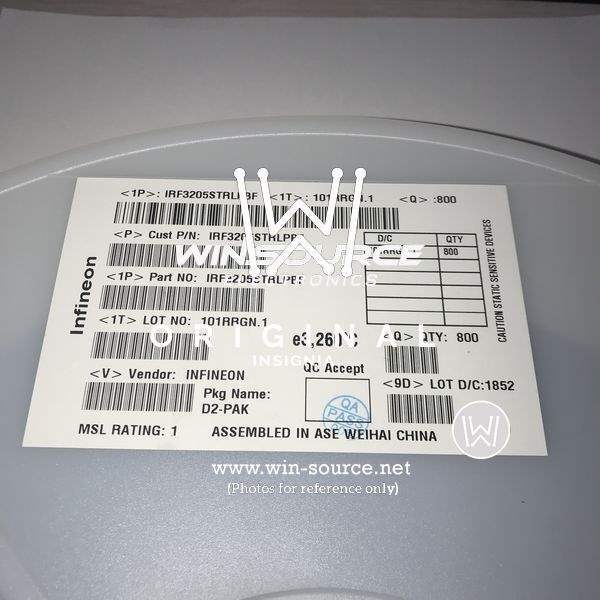 IRF3205STRPBF label picture
