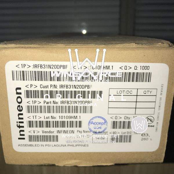 IRFB31N20D label picture