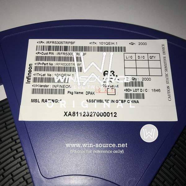 IRFR5305TRLPBF label picture