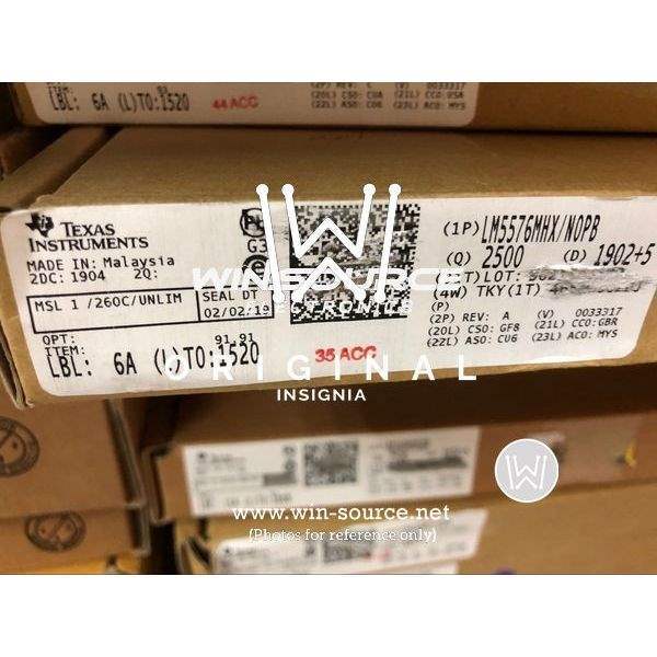  LM5576MHX label picture