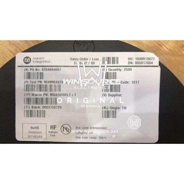 MAX2659ELT+T label picture