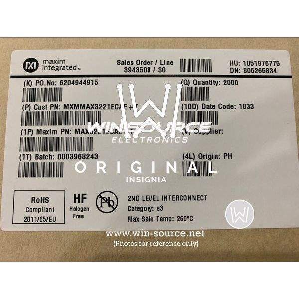  MAX3221ECAE label picture 3