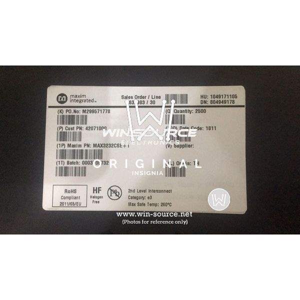 MAX3232CSE+ label picture 2