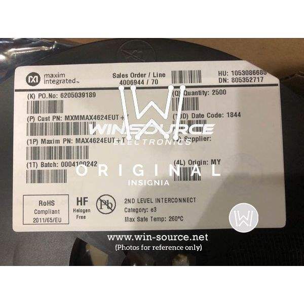 MAX4624EUT label picture